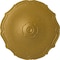 Ekena Millwork Pompeii Ceiling Medallion (Fits Canopies up to 2"), Hand-Painted Pharaohs Gold, 18 7/8"OD x 1 1/2"P CM18POPGS - alternate 1